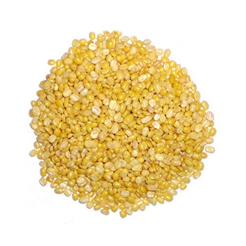 500 g Bio-Linsen, vegan, glutenfrei, Hülsenfrüchte, geteilt, ganze Daal Curry Sauciere Dal Masoor Moong Bengal Gramm (Washed Moong Daal) von Balsara's