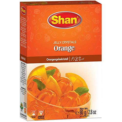 80 g Orange Gelatine frei Halal Shan Jelly Sweet Dessert vegetarische Gelees 80 g Orange Gelatine frei Halal Shan Jelly Sweet Dessert vegetarische Gelees von Balsara's