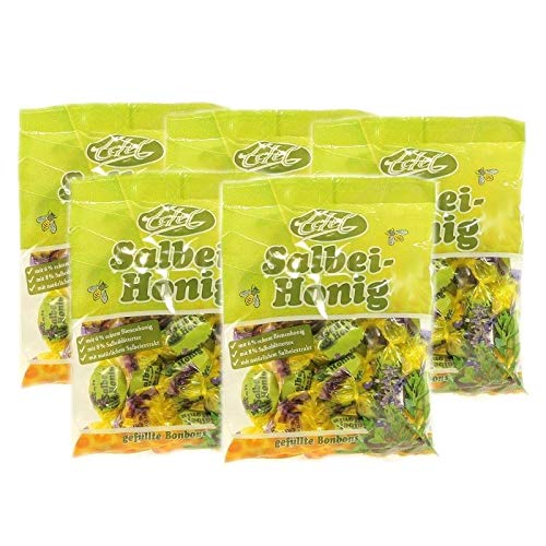 5 Tüten Salbei Honig Bonbons (5x90g) Honigbonbons von BalticNatura