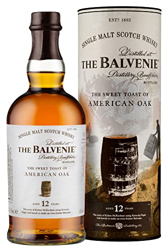 The Balvenie 12 Jahre The Sweet Toast of American Oak Single Malt Scotch Whisky, 70cl von THE BALVENIE