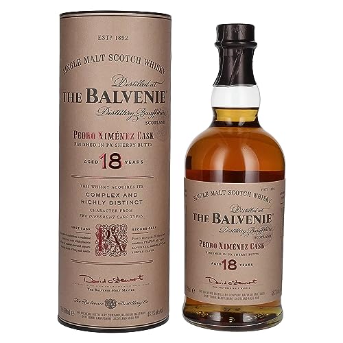 The Balvenie 18 Years Old Pedro Ximénez Cask 48,7% Vol. 0,7l in Geschenkbox The Balvenie 18 Years Old Pedro Ximénez Cask 48,7% Vol. 0,7l in Geschenkbox von Balvenie