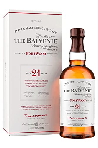 The Balvenie Portwood Single Malt Scotch Whisky 21 Jahre mit Geschenkverpackung, 70cl von THE BALVENIE