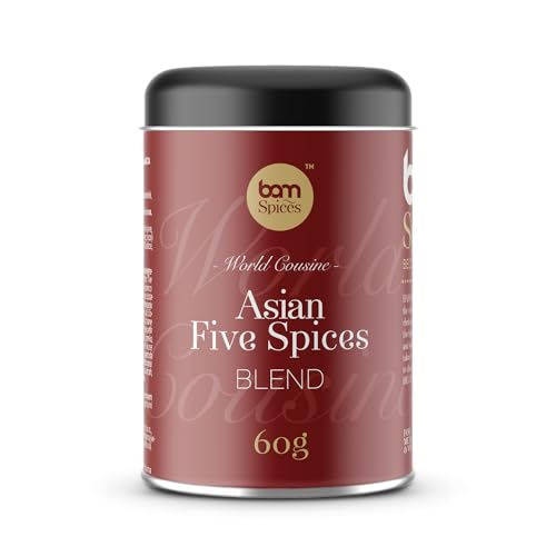 BAM Gewürzmischungen, Perfekt zum Kochen, Backen, Grillen Würzmischung (Asian Five Spices, 60 g) von BAM