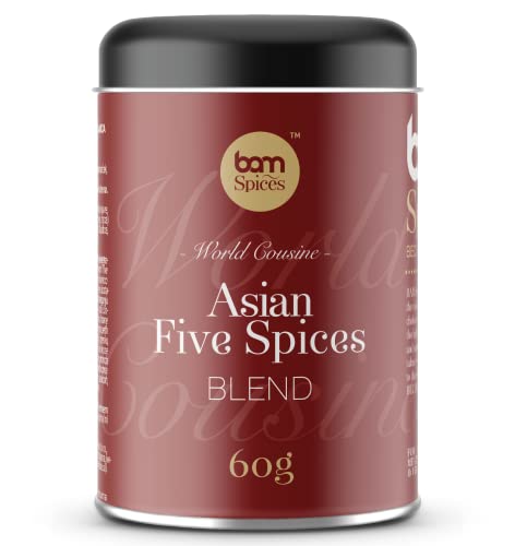 BAM Gewürzmischungen, Perfekt zum Kochen, Backen, Grillen Würzmischung (Asian Five Spices, 60 g) von BAM