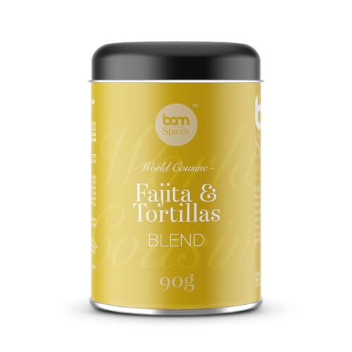 BAM Gewürzmischungen, Perfekt zum Kochen, Backen, Grillen Würzmischung (Fajita und Tortillas, 90 g) von BAM