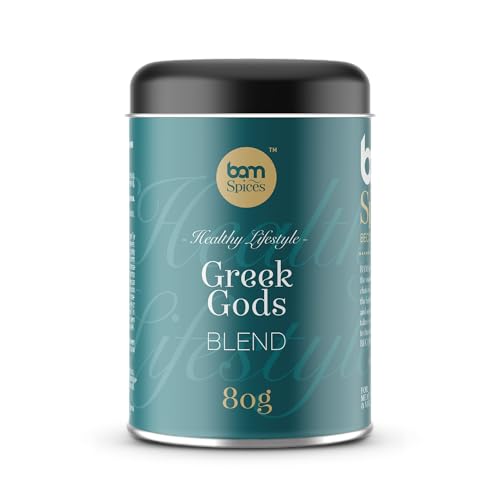 BAM Gewürzmischungen, Perfekt zum Kochen, Backen, Grillen Würzmischung (Greek Gods, 80 g) von BAM