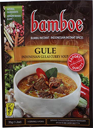 Bamboe Indonesische Gulai und Currysuppe Packung mit 3 35 Gramm Bamboe Indonesische Gulai und Currysuppe Packung mit 3 35 Gramm von Bamboe