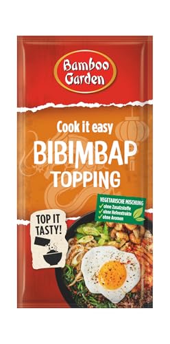 Bamboo Garden - Bibimbap Topping | Gewürztopping zum Verfeinern von koreanische Reis-Bowls | Vegetarisch, natürliche Zutaten | 15 g im Beutel Bamboo Garden - Bibimbap Topping | Gewürztopping zum Verfeinern von koreanische Reis-Bowls | Vegetarisch, natürliche Zutaten | 15 g im Beutel von Bamboo Garden