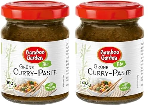Bamboo Garden Bio Curry Paste grün, 125 g (Verpackungsdesign kann abweichen) (Packung mit 2) von Bamboo Garden