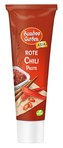 Bamboo Garden - Chili Paste rot | Scharfe Würzpaste für Fleisch- und Gemüsegerichte | Vegan | 45 g in der Tube Bamboo Garden - Chili Paste rot | Scharfe Würzpaste für Fleisch- und Gemüsegerichte | Vegan | 45 g in der Tube von Bamboo Garden