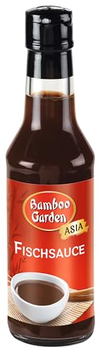 Bamboo Garden - Fischsauce | Würzige asiatische Sauce zum Marinieren oder Würzen von Fisch, Gemüse oder Fleisch | 150 ml in der Flasche Bamboo Garden - Fischsauce | Würzige asiatische Sauce zum Marinieren oder Würzen von Fisch, Gemüse oder Fleisch | 150 ml in der Flasche von Bamboo Garden