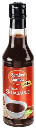 Bamboo Garden - Helle Sojasauce , Asiatische Würzsauce für helleres Fleisch und Fisch , 1 x 150 ml (Verpackungsdesign kann abweichen) Bamboo Garden - Helle Sojasauce , Asiatische Würzsauce für helleres Fleisch und Fisch , 1 x 150 ml (Verpackungsdesign kann abweichen) von Bamboo Garden