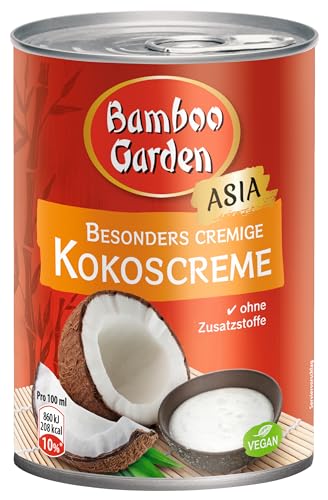 Bamboo Garden Kokoscreme, 0,4 l (Verpackungsdesign kann abweichen) von Bamboo Garden