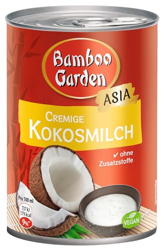 Bamboo Garden Kokosmilch, 1er Pack (1 X 400 Ml) 11154550 (Verpackungsdesign kann abweichen) von Bamboo Garden