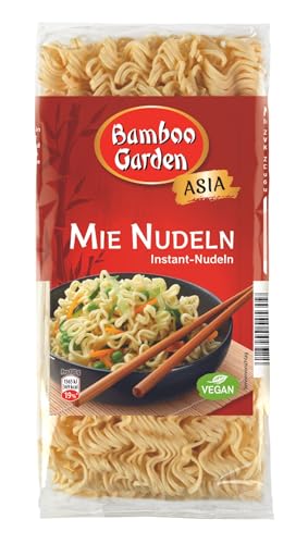 Bamboo Garden - Mie Nudeln, Instant-Nudeln für die asiatische Küche, Ideal für gebratene Nudeln oder Suppen, Vegan, 250 g (1er Pack) (Verpackungsdesign kann abweichen) von Bamboo Garden