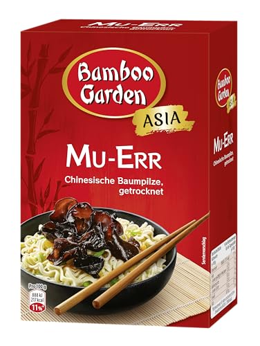 Bamboo Garden Mu-Err chinesische Baumpilze getrocknet (1 x 25 g) (Verpackungsdesign kann abweichen) von Bamboo Garden