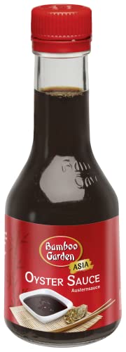 Bamboo Garden - Oyster Sauce , Süß-salzige Würzsauce zum Abschmecken, Nachwürzen oder Marinieren , 1 x 200 ml (Verpackungsdesign kann abweichen) von Bamboo Garden