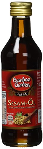 Bamboo Garden Sesam-Oel aus geroesteter Sesamsaat (1 x 100 ml) (Verpackungsdesign kann abweichen) von Bamboo Garden