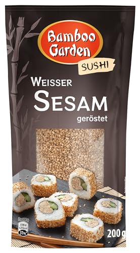 Bamboo Garden Sesam weiß geröstet, 200 g 1154500 (Verpackungsdesign kann abweichen) von Bamboo Garden