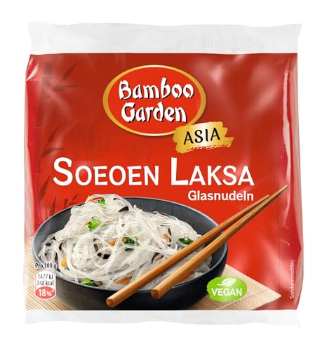 Bamboo Garden Soeoen Laksa Glasnudel, 100 g Bamboo Garden Soeoen Laksa Glasnudel, 100 g von Bamboo Garden