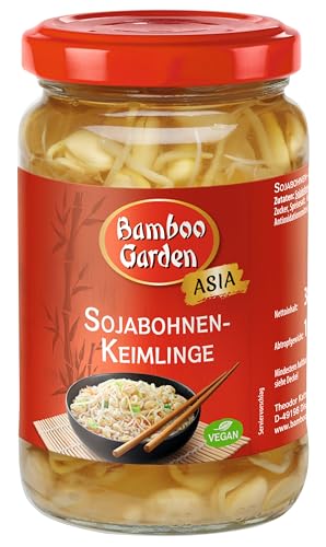 Bamboo Garden Sojabohnenkeimlinge, 330 g, Abtropfgewicht 160 g (Verpackungsdesign kann abweichen) von Bamboo Garden