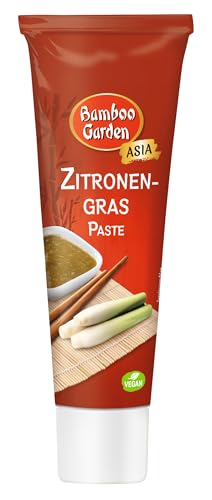 Bamboo Garden - Zitronengraspaste | Zum Würzen von Saucen und Dips | Wiederverschließbare Verpackung | Vegan | 45 g in der Tube von Bamboo Garden