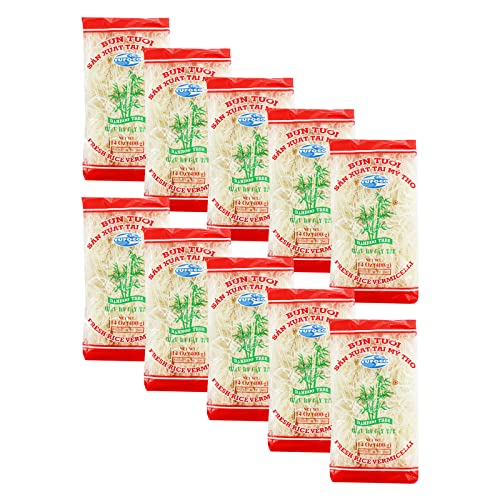 10x400g Tufoco Bamboo Tree Reisnudeln 8Portionen (rot) von Bamboo Tree