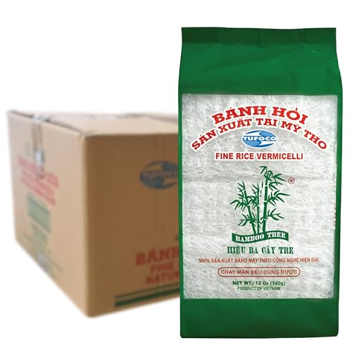 BAMBOO TREE - Feine Reis Vermicelli - 30 X 340 GR - Multipack von Bamboo Tree