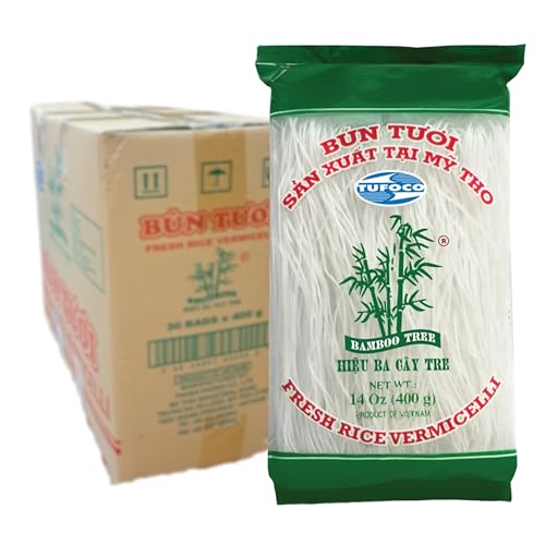 BAMBOO TREE - Frische Reis Vermicelli - 30 X 400 GR - Multipack von Bamboo Tree