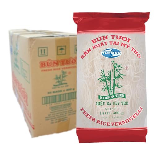 BAMBOO TREE - Frische Reis Vermicelli - 30 X 400 GR - Multipack von Bamboo Tree