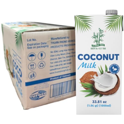 BAMBOO TREE - Kokosmilch UHT 17%-19% Fett - 12 X 1 LTR - Multipack von Bamboo Tree