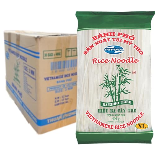 BAMBOO TREE - Reisnudeln 10Mm. - 1 X 400 GR von Bamboo Tree