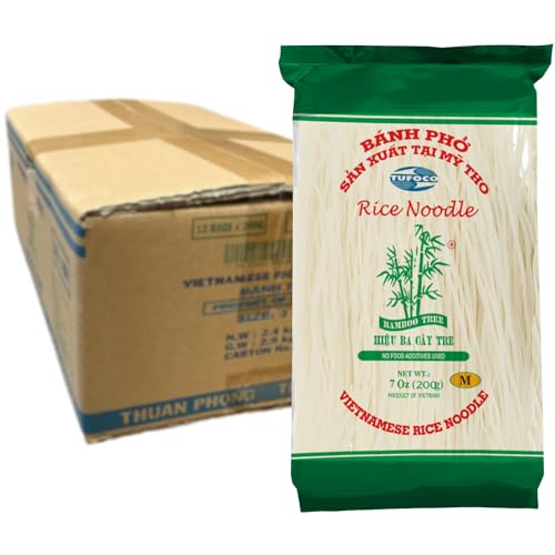 BAMBOO TREE - Reisnudeln 3Mm. - 12 X 200 GR - Multipack von Bamboo Tree