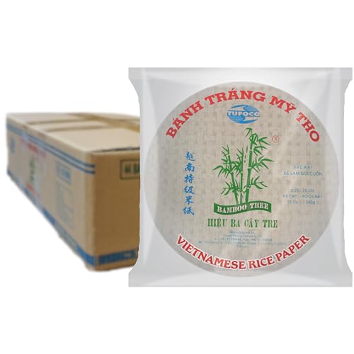 BAMBOO TREE - Reispapier 28Cm. (Sommerrollen) - Multipack (44 X 340 GR) von Bamboo Tree