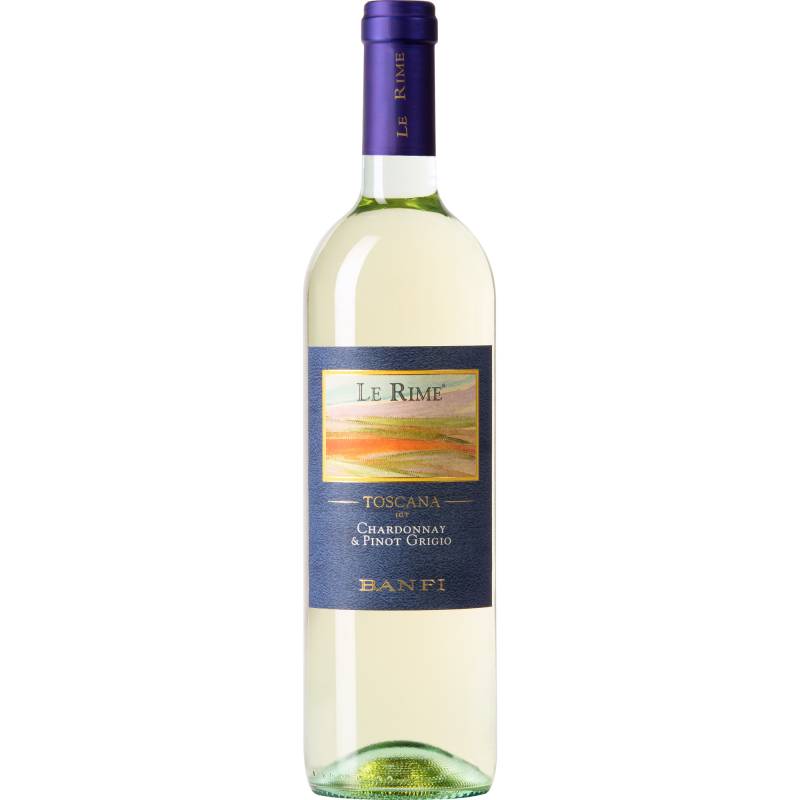 Le Rime Bianco, Toscana IGT, Toskana, 2022, Weißwein von Banfi S.A. S.r.l., 53024 Montalcino, Italia