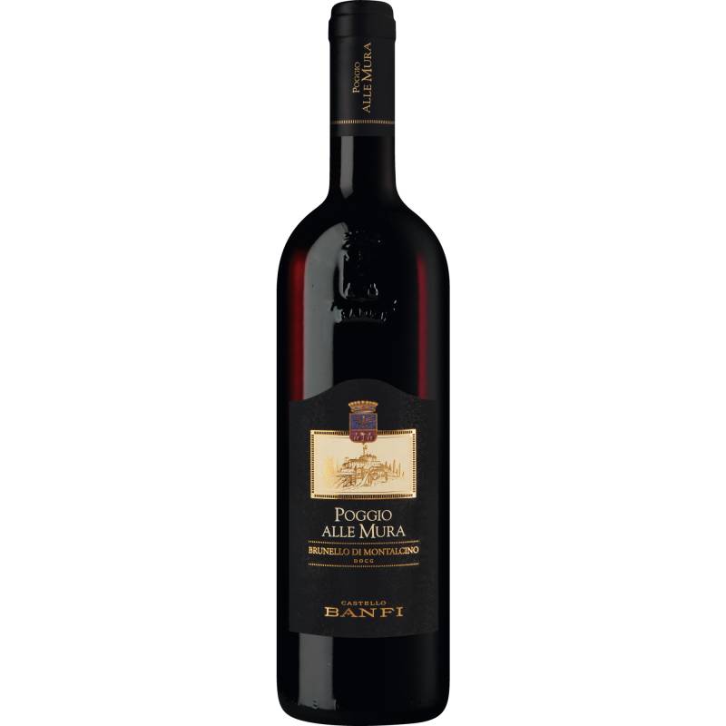 Castello Banfi Poggio alle Mura Brunello, Brunello di Montalcino DOCG, Toskana, 2017, Rotwein von Banfi S.A. SRL, Montalcino, Italia