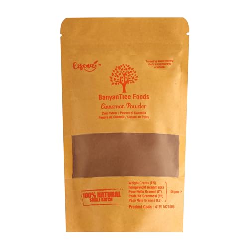 BanyanTree Foods Pure Zimt gemahlen | Cinnamon Powder 100g von BanyanTree Foods