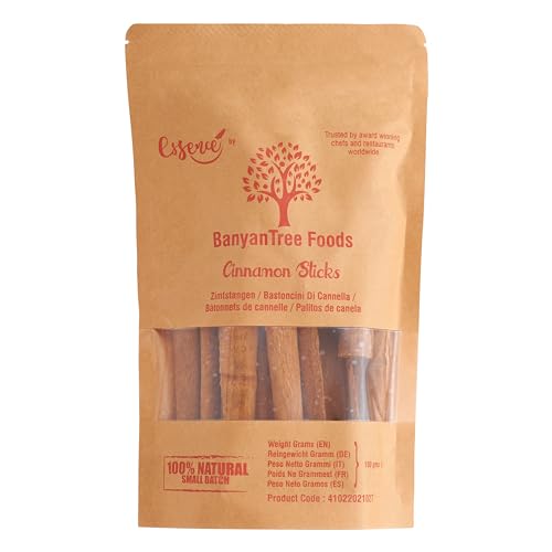 BanyanTree Foods Zimt Zimtstangen | Cinnamon Sticks 100g von BanyanTree Foods