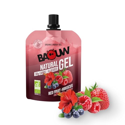 Baouw - Natürliche Energiegels 85g Rote Früchte-Hibiskus x20 - Sportler und Athleten - Natürliche Energie - Optimale Verdauungsunterstützung - Natürliche und Biologische Zutaten Baouw - Natürliche Energiegels 85g Rote Früchte-Hibiskus x20 - Sportler und Athleten - Natürliche Energie - Optimale Verdauungsunterstützung - Natürliche und Biologische Zutaten von Baouw !