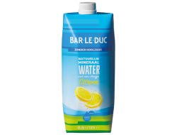 Bar le Duc Mineralwasser Zitrone 50 cl pro Packung, Tablett 12 Packungen von Bar le Duc