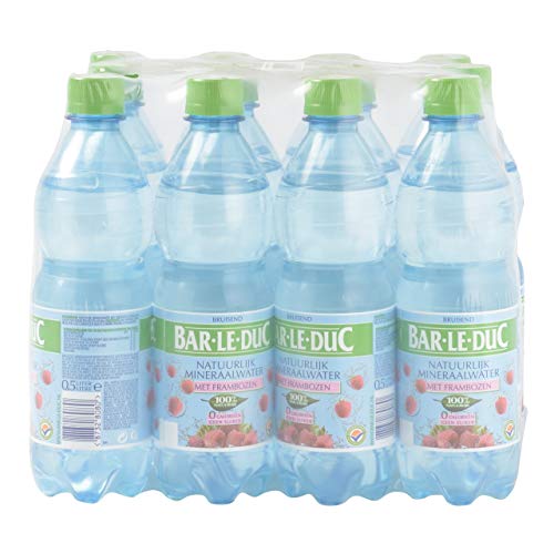 Bar-le-Duc Natürliches Mineralwasser Himbeeren 12 Verschlussflaschen x 50 cl von Bar-le-Duc