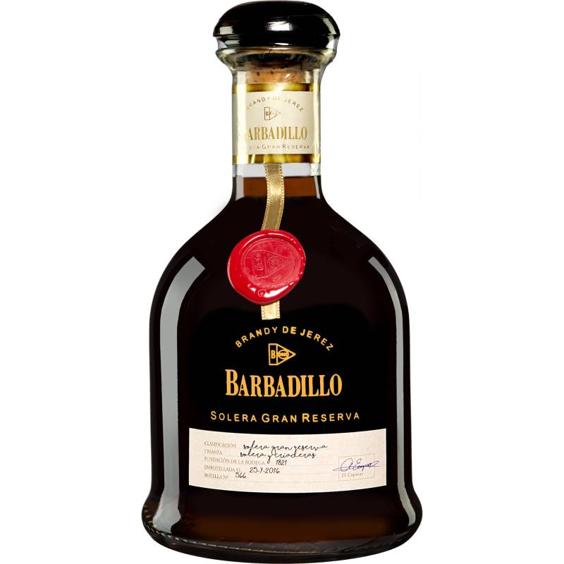 Brandy »Barbadillo« Solera Gran Reserva - 0,7 L.  0.7L 40% Vol. Brandy aus Spanien von Barbadillo