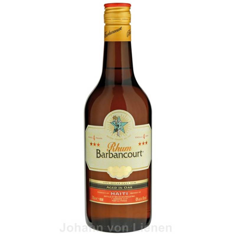 Barbancourt Rhum Rum 4 Jahre 0,7 L 40%vol von Barbancourt