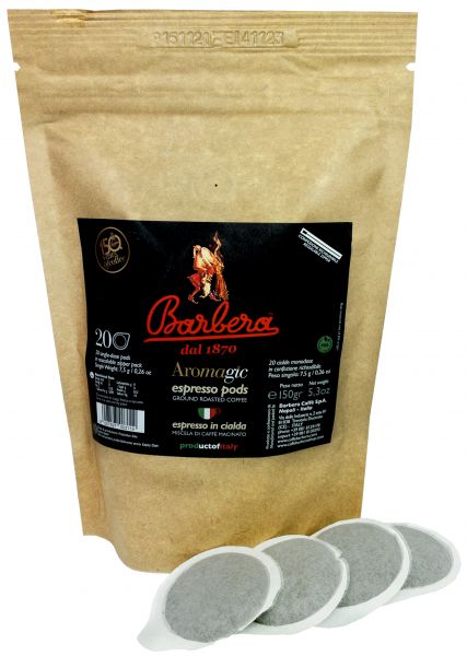 Barbera Aromagic Espresso Pads  - Ohne Umverpackung von Barbera Caffè
