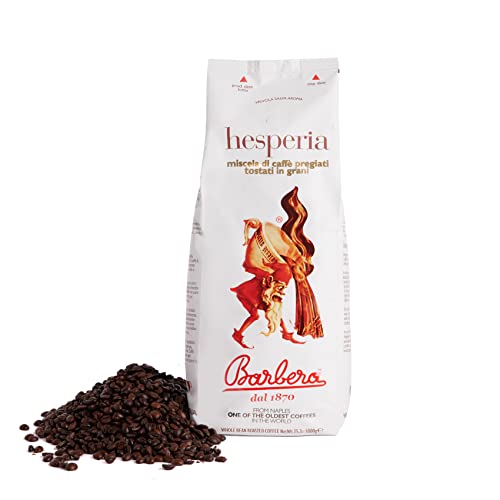 Caffè Barbera - Hesperia 1 KG Kaffeebohnen - Mischung von Kaffeebohnen 4 Ursprünge - Intensiv - Würzig von Barbera