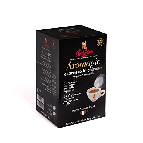 Caffè Barbera - Aromagic 25 Kapseln Nespresso Kompatibel - Espresso Kaffee - Intensiv von Barbera