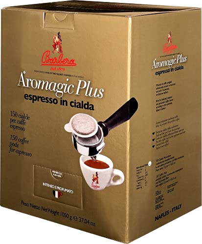 Caffè Barbera - Aromagic Plus 150 biologisch abbaubare Pads - ESE-System - Gemahlene Kaffeemischung - Aromatisch Caffè Barbera - Aromagic Plus 150 biologisch abbaubare Pads - ESE-System - Gemahlene Kaffeemischung - Aromatisch von Barbera