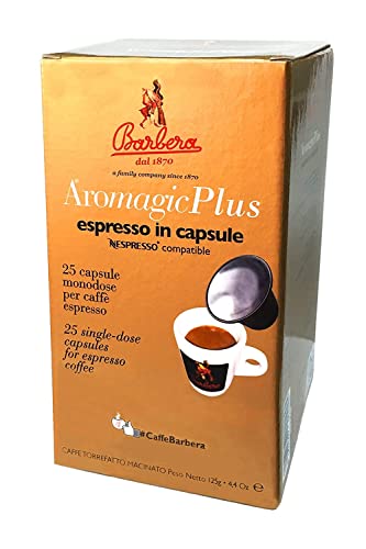 Caffe Barbera- Kapsel - Nespresso - Aromagic Plus - Aromatisch, 25 Kapseln von Barbera