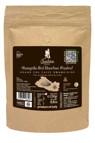 Caffè Barbera - Shangrila Red Bourbon Washed 250gr - Ganze Kaffeebohnen - Single Origin - Haselnussnoten - Weich – Süß von Barbera