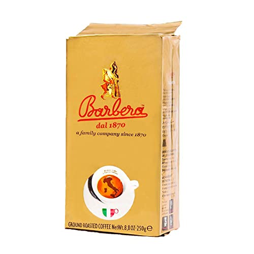 Caffè Barbera - 250 gr Gemahlener Kaffee - 2 Packungen x 250g - Aromatisch - Fruchtig von Barbera